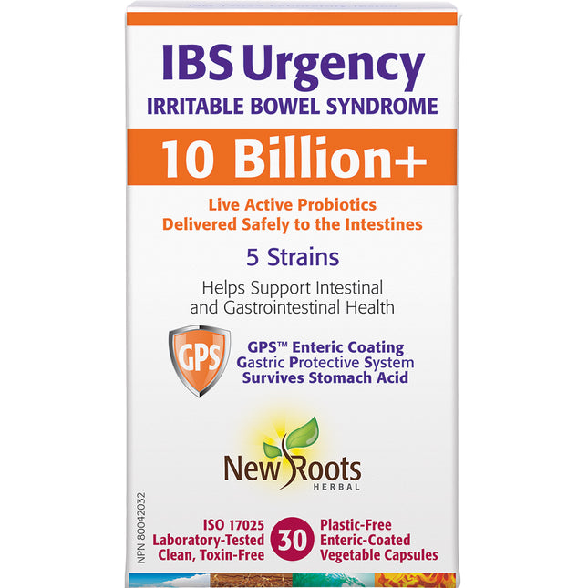 NEW ROOTS IBS URGENCY 10 BILLION+ 30caps (F)