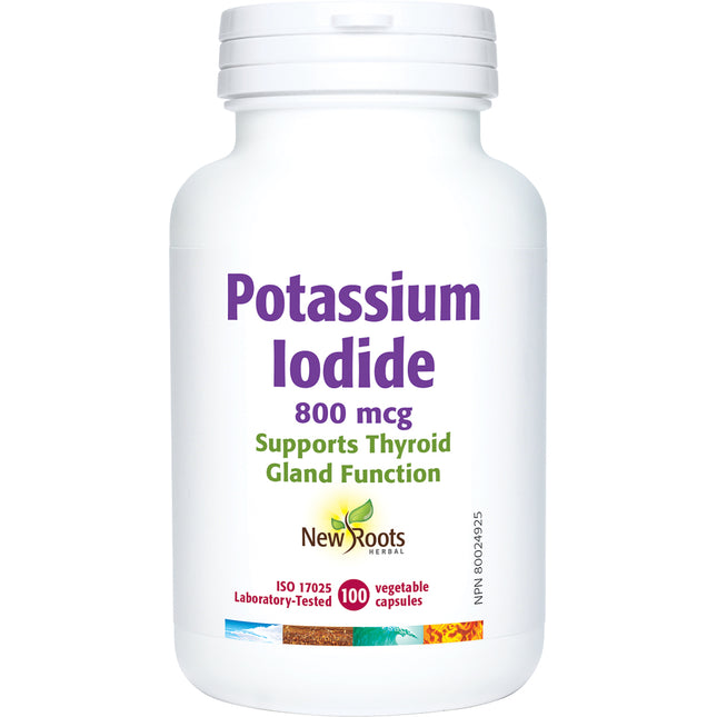 NEW ROOTS POTASSIUM IODIDE 800mcg 100caps