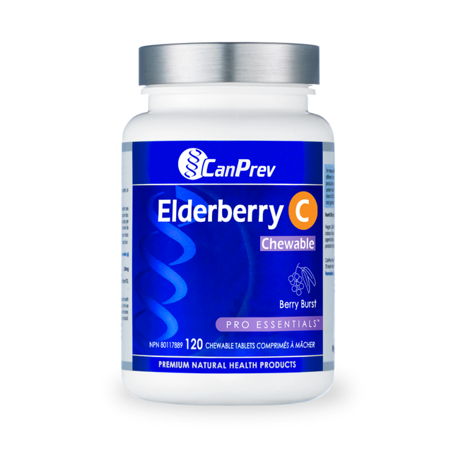 CANPREV ELDERBERRY C CHEWABLE BERRY BURST 120tabs