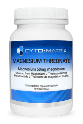 CYTO MATRIX MAGNESIUM THREONATE 120vcaps