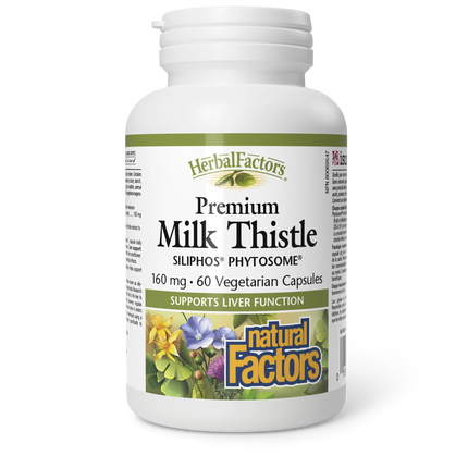 NATURAL FACTORS MILK THISTLE SILIPHOS 160mg 60caps
