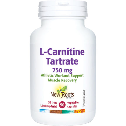 NEW ROOTS L-CARNITINE TARTRATE 750mg 90caps