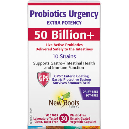 NEW ROOTS PROBIOTICS URGENCY 50 BILLION+ 30caps (F)