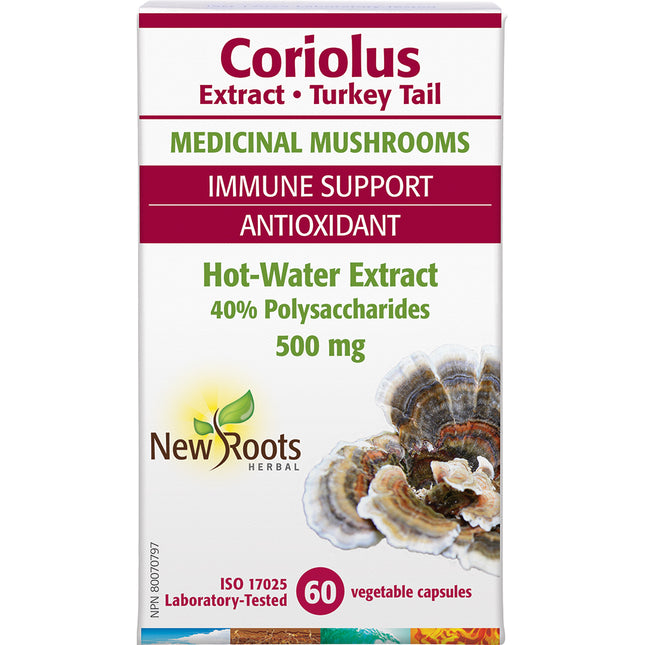 NEW ROOTS TURKEY TAIL CORIOLUS 500mg 60caps