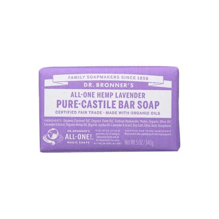DR. BRONNERS LAVENDER SOAP BAR 142g