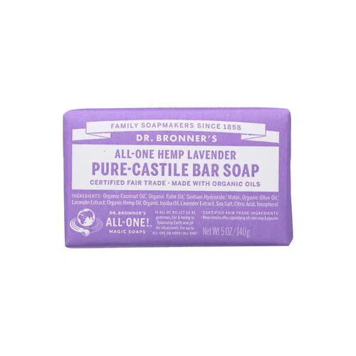 DR. BRONNERS LAVENDER SOAP BAR 142g