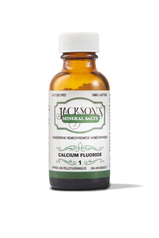 JACKSON'S NATURALS 礦物鹽 #1 氟化鈣 500 粒