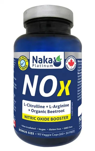 NAKA PLATINUM NOX NITRIC OXIDE BOOSTER 90VCAP