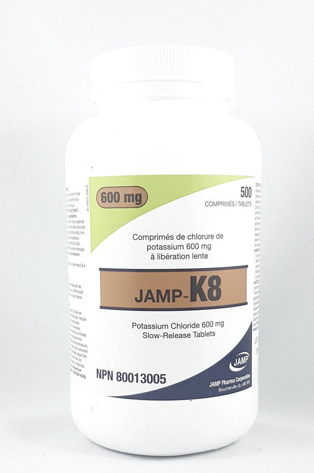 JAMP-POTASSIUM CHLORIDE ER 600MG (8mEq)