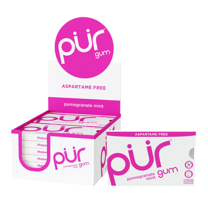 PUR 石榴口香糖 9 片装