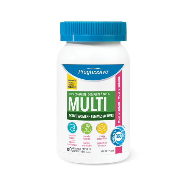 PROGRESSIVE MULTIVITAMINS WOMEN 120caps