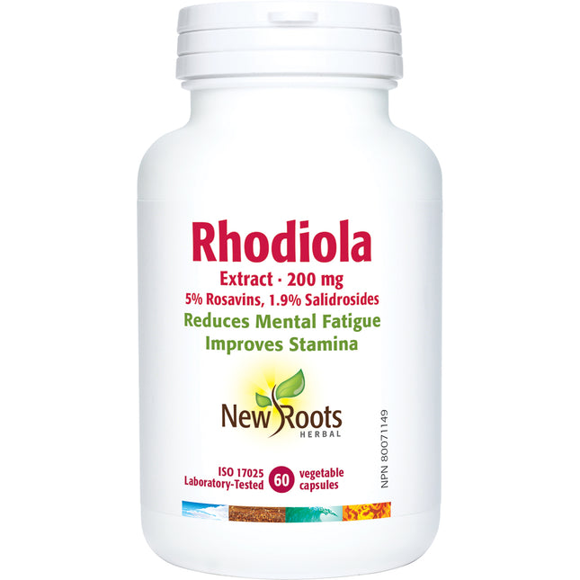 NEW ROOTS RHODIOLA EXTRACT 200mg 60caps