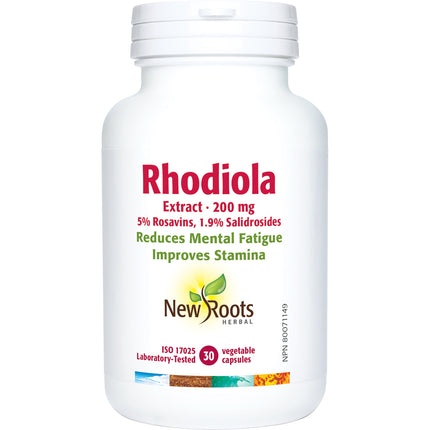 NEW ROOTS RHODIOLA EXTRACT 200mg 30caps
