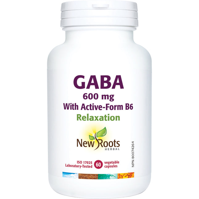 NEW ROOTS GABA 600mg 60caps