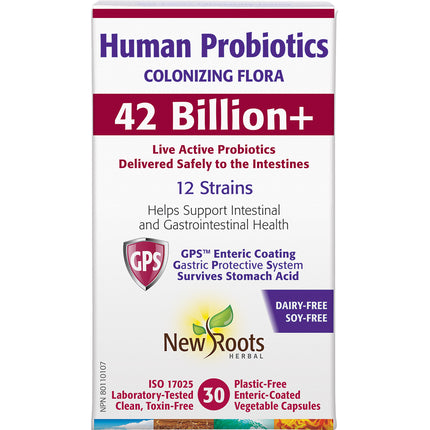 NEW ROOTS HUMAN PROBIOTICS 42 BILLION+ 30caps (F)