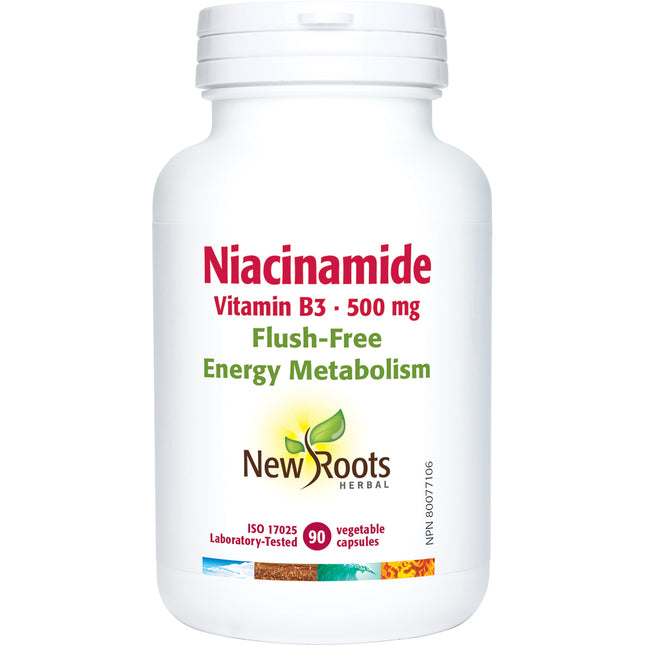 NEW ROOTS NIACINAMIDE VITAMIN B3 500mg 90caps