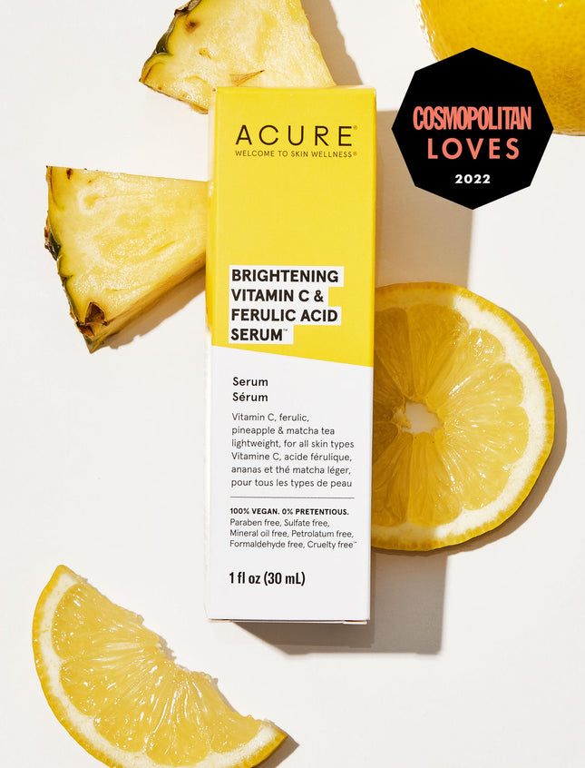 ACURE BRIGHTENING VITAMIN C & FERULIC ACID OIL FREE SERUM 30ml