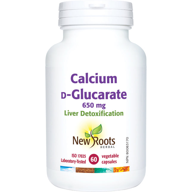 NEW ROOTS CALCIUM-D-GLUCARATE 650mg 60caps