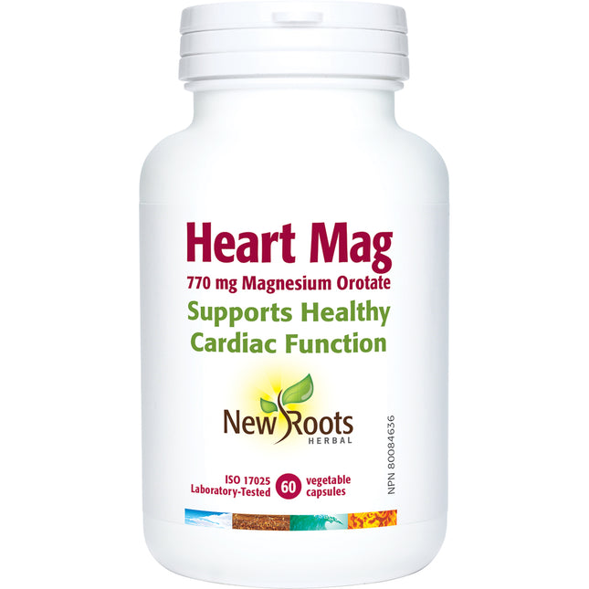 NEW ROOTS HEART MAG 770mg 60caps