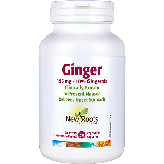 NEW ROOTS GINGER 195mg 30caps