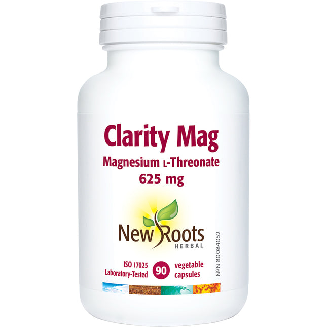 NEW ROOTS CLARITY MAG 625MG 90vcaps