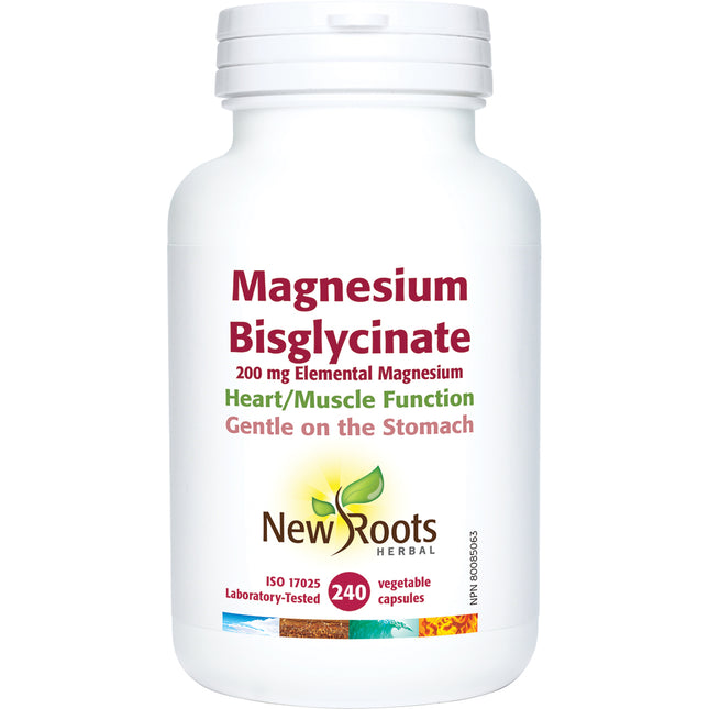 NEW ROOTS MAGNESIUM BISGLYCINATE 200mg 240cap