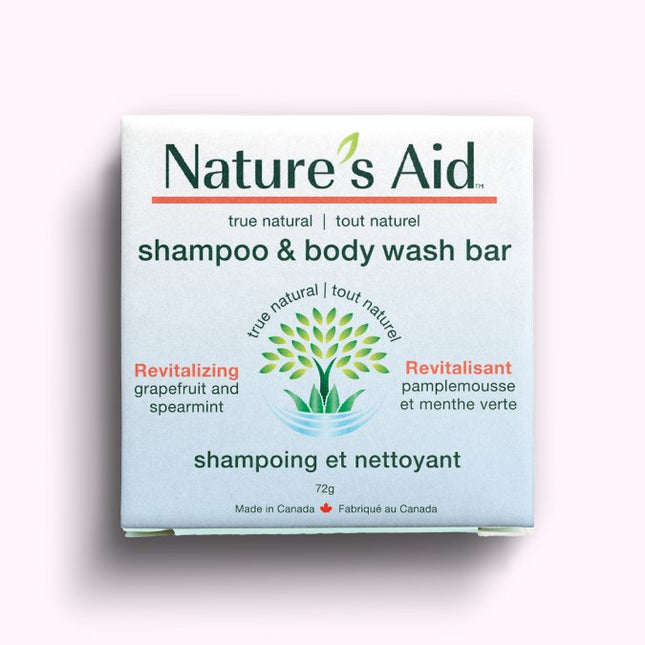 NATURE'S AID SHAMPOO & BODY WASH GRAPEFRUIT & SPEARMINT 70g