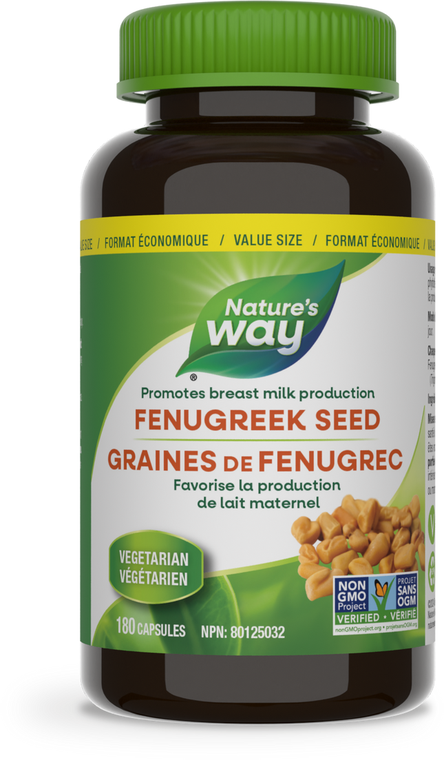 NATURE'S WAY FENUGREEK SEED 180caps