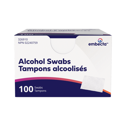 EMBECTA ALCOHOL SWABS  100
