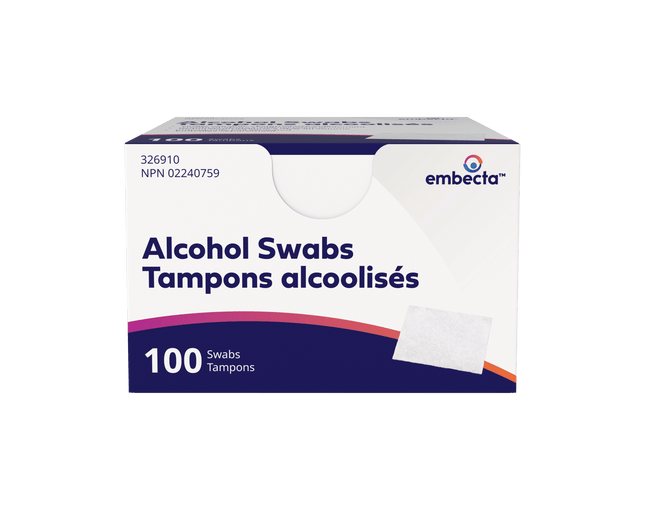 EMBECTA ALCOHOL SWABS  100