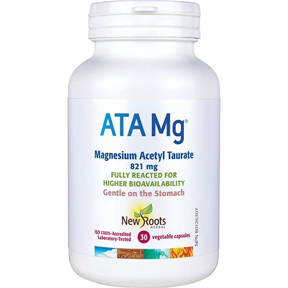 NEW ROOTS ATA MG MAGNESIUM ACETYL TAURATE