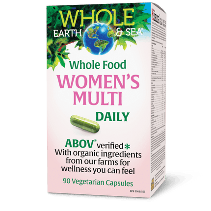 Whole Earth & Sea Whole Food Women's Multi Daily, 90 vegetarian capsules