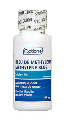 OPTION+ METHYLENE BLUE 1% ORAL/TOPICAL SOLUTION 25ML