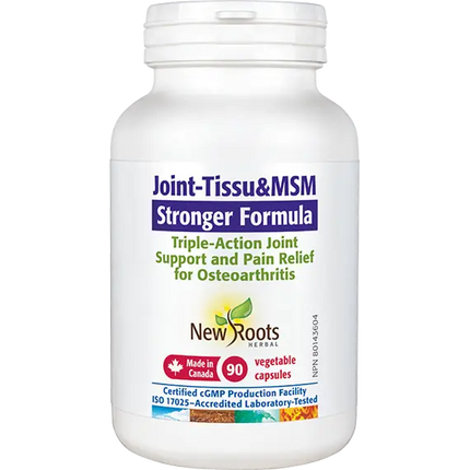 NEW ROOTS JOINT-TISSU&MSM STRONGER FORMULA 90VCAP