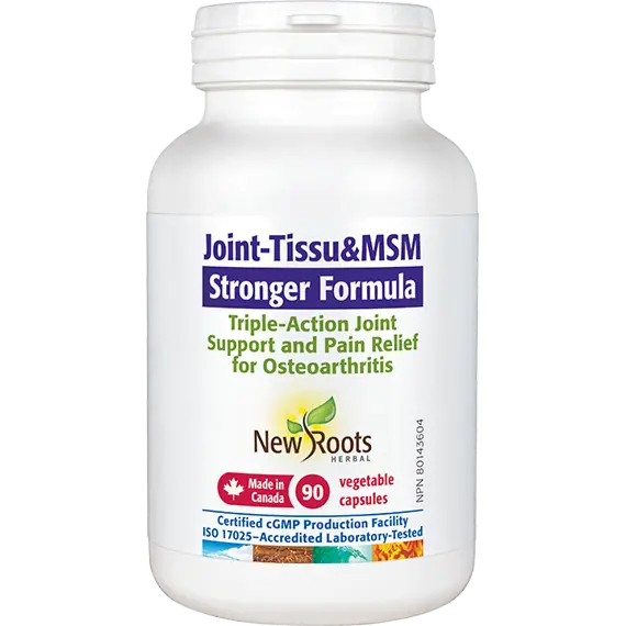 NEW ROOTS JOINT-TISSU&MSM STRONGER FORMULA 90VCAP