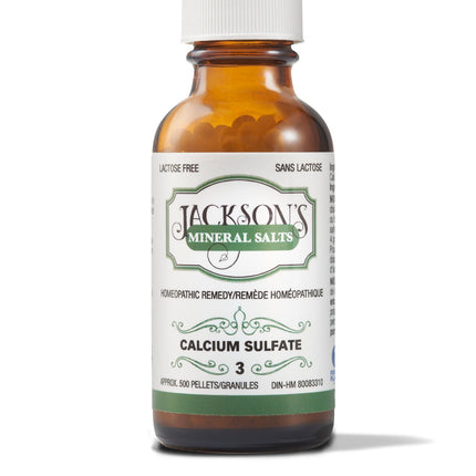 JACKSON'S NATURALS MINERAL SALTS #3 CALCIUM SULFATE 500pellets