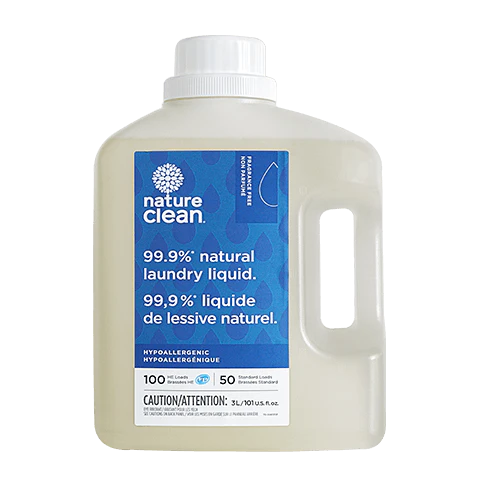 NATURE CLEAN LAUNDRY LIQUID UNSCENTED 3L