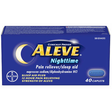 ALEVE NIGHTTIME PAIN RELIEVER WITH SLEEP AID 40 TABS