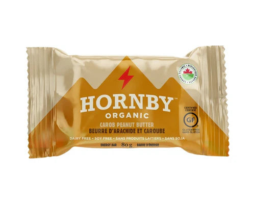 HORNBY ORGANIC BAR CAROB PEANUT BUTTER 80G