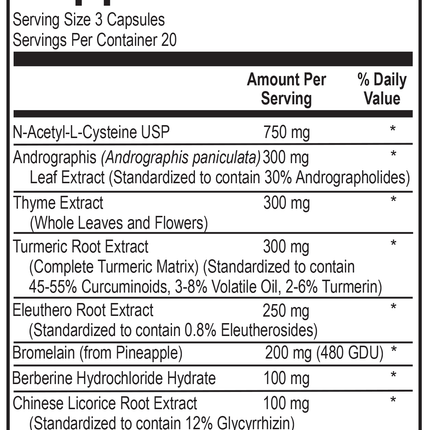 Simatrol ORTHO MOLECULAR SINATROL 60caps, 615033065164 – Finlandia Natural Pharmacy
