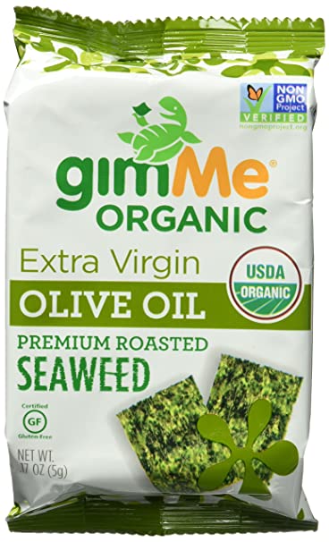 GIMME ORGANIC SEAWEED SNACK OLIVE OIL ORG 5g