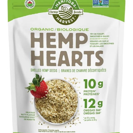 MANITOBA HARVEST ORGANIC HEMP HEARTS SHELLED HEMP SEEDS 340G
