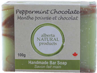 ALBERTA NATURAL PEPPERMINT CHOCOLATE SOAP 100g