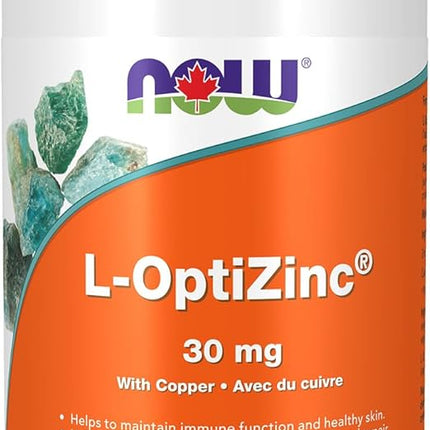 NOW L-OPTIZINC ZINC+ COPPER 100 VCAP