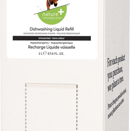 ATTITUDE DISHWASHING LIQUID REFILL UNSCENTED 2 LT