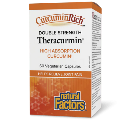 NATURAL FACTORS CURCUMIN RICH 双倍强度 THERACURMIN 60 毫克 60 粒胶囊