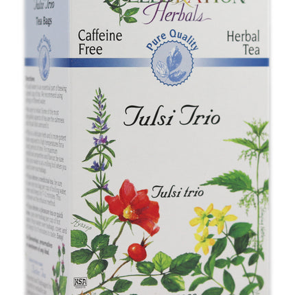 CELEBRATION HERBALS TEA TULSI TRIO BLEND TEABAGS 24CT PURE QUALITY
