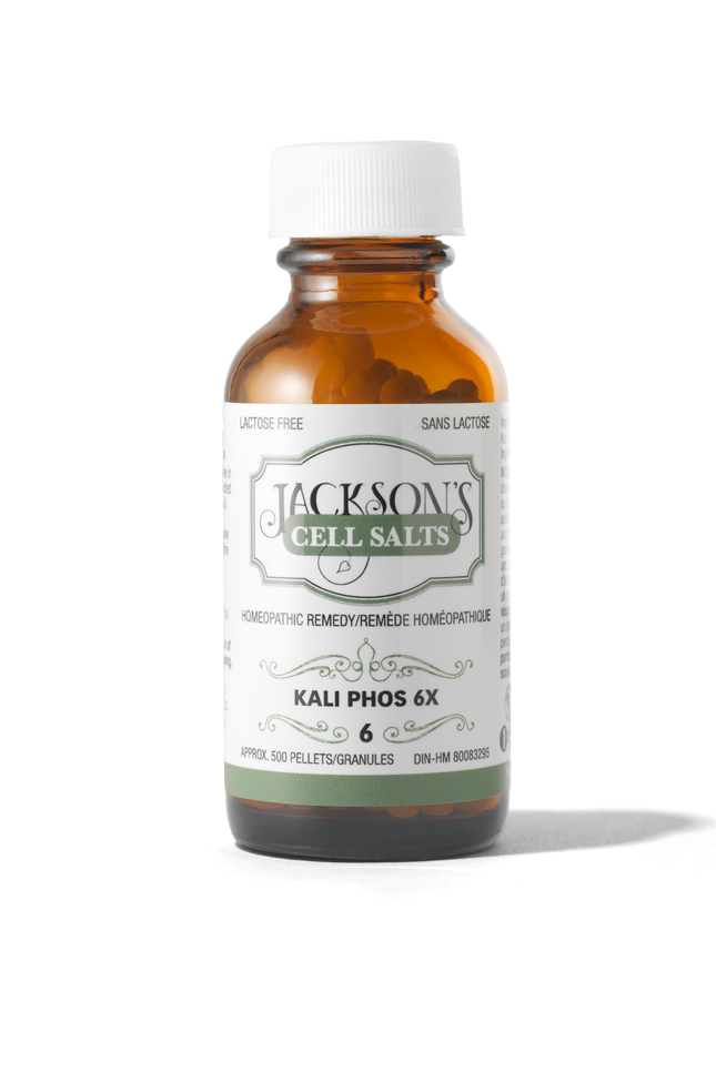 JACKSON'S NATURALS 礦物鹽 #6 KAIL PHOS 6X 500 粒