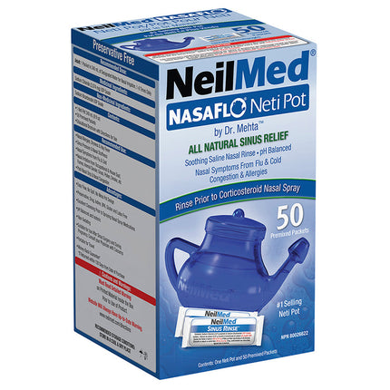 NEILMED NASAFLO NETI-POT 50 PREMIXED PACKETS