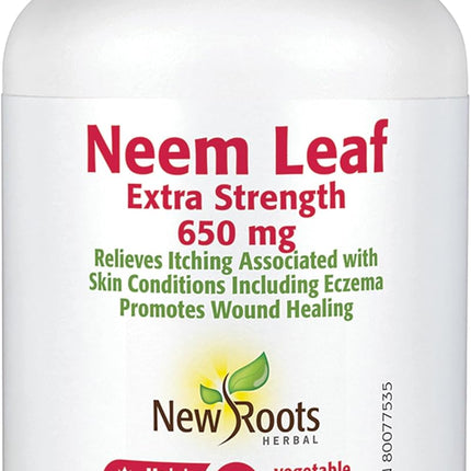 NEW ROOTS NEEM LEAF EXTRA STRENGHT 650 MG 90VCAPS